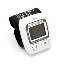 Medidor pressão more fitness mf-333 para pulso com tela lcd - branco
