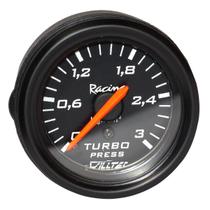 Medidor Pressão Turbo Manômetro Coluna Willtec 2kg 52mm