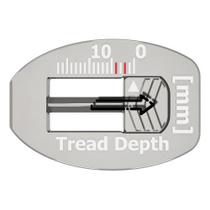 Medidor Profundidade Sulco Pneu Manual 0/10mm Plástico