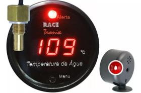 Medidor Temperatura Água Digital Carro Vermelho C/ Sirene