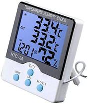 Medidor Temperatura Umidade Interno e Externo com Higrômetro HTC