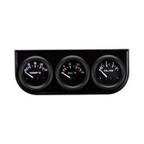 Medidor Triplo 3 em 1 (52mm) - Temperatura da Água, Óleo e Pressão