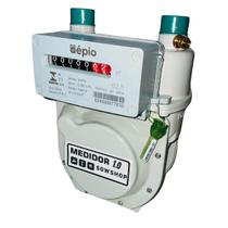 Medidor volumetrico gas diafragma g1.0 aepio mec10 conexao 3/8 sae - sowshop