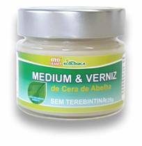 Medium & Verniz de Cera de Abelha 125g ( sem Terebintina )