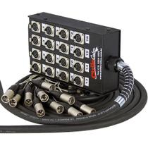 Medusa 16 Vias Com Conectores Xlr Neutrik - 10 Mt