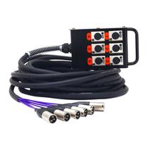 Medusa 6 Vias Montada Conectores Amphenol - 14 Metros