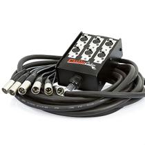 Medusa 6 Vias Montada Conectores Amphenol - 5 Metros