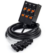 Medusa Combo 6 Vias Profissional com Conectores XLR Anilhados Medusa Combo 6 Vias Profissional com Conectores XLR Anilhados