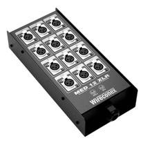 Medusa painel wireconex med2 1sn 12 vias xlr com conector