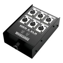 Medusa wireconex painel med2 1sncc 6 vias xlr com conector Medusa wireconex painel med2 1sncc 6 vias xlr com conector