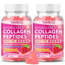 MEENCCD Gomitas de Péptidos de Colágeno 2 Paquetes 240 unidades Sabor Frambuesa MEENCCD Gomitas de Péptidos de Colágeno 2 Paquetes 240 unidades Sabor Frambuesa