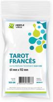 Meeple Vírus Tarot Francês 100 Sleeves Transparentes 61x112mm Meeple Vírus Tarot Francês 100 Sleeves Transparentes 61x112mm