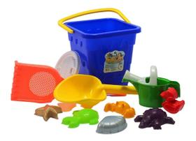 Mega Baldão De Praia 10 Peças Infantil Sortido Tamanho 07 Mega Baldão De Praia 10 Peças Infantil Sortido Tamanho 07