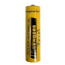Mega Bateria Recarregável 18650 3,7v - 4,2V Para Lanterna De Led Alta Qualidade
