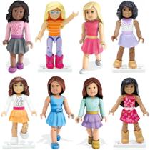 Mega Bloks American Girl Doll 8 pack Série 1 Personalizar