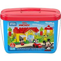 Mega Bloks Balde Disney A Casa do Mickey 65 Peças GYH71