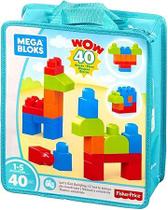 MEGA BLOKS Pre Sacola 40Pçs Sortimento FKL01 MEGA BLOKS Pre Sacola 40Pçs Sortimento FKL01