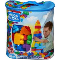 Mega Bloks Sacola 80pçs Pré Escolar - Mattel