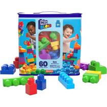 Mega bloks sacola com 60 blocos coloridos - mattel dch55