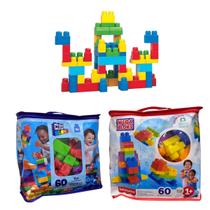 Mega Bloks Sacola Com 60 Peças Para Montar Fisher Price DCH55
