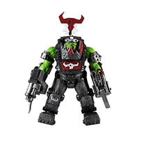 Mega boneco de ação McFarlane Toys Warhammer 40.000 Ork Meganob com Shoota & Base