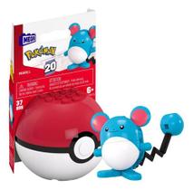 Mega C. Pokémon Jogo De Construção Pokébola Mattel Marill Mega C. Pokémon Jogo De Construção Pokébola Mattel Marill