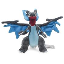 Mega Charizard X Evolution Doll, animais macios, brinquedos de pelúcia, presentes para crianças, 9"