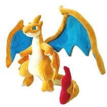 Mega Charizard Y de Pelúcia 25cm - Pokémon Dragão