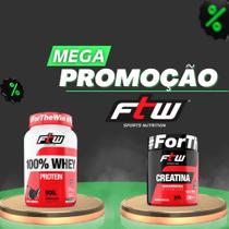 Mega Combo Ftw Whey Protein 100% (Sabores Variados) + Creatina Pura 300G