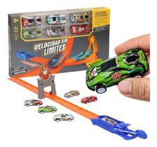 Mega Combo Pista + Carrinhos Fricção Racing Estilo Hotwheels