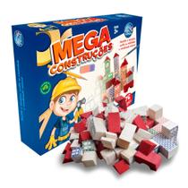 Mega Construções - Blocos de Madeira - 76 Peças - P e F Mega Construções - Blocos de Madeira - 76 Peças - P e F