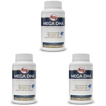 Mega DHA 120 cápsulas Vitafor - 3 unidades - Ômega 3 Mega DHA 120 cápsulas Vitafor - 3 unidades - Ômega 3