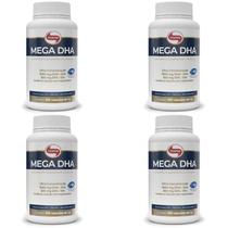 Mega DHA 120 cápsulas Vitafor - 4 unidades - Ômega 3 Mega DHA 120 cápsulas Vitafor - 4 unidades - Ômega 3