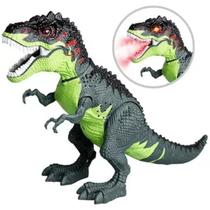 Mega Dinossauro Com Rugido E Efeito De Fumaça Mega Dinossauro Com Rugido E Efeito De Fumaça