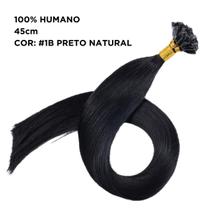 Mega Hair Cabelo Humano 45cm Pontas de Queratina 100gramas