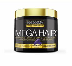Mega Hair com 60 Cápsulas - Fortalece e Promove o Crescimento dos Fios - Belíssima Beauty