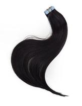 Mega Hair Fita Adesiva Cabelo Humano 50Cm Castanho Escuro