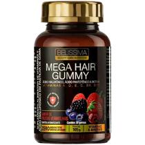 Mega Hair Gummy Ácido Hialurônico Pantotênico Biotina cx 30 Mega Hair Gummy Ácido Hialurônico Pantotênico Biotina cx 30