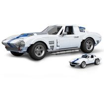 Mega HOT Wheels Corvette GRAND SPORT 1:16 com 918 Peças Montável