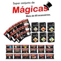 Mega Kit De Mágicas Toda A Coleção Classic E Fast Magic Da Magic Up E Dvds + De 60 Itens G+