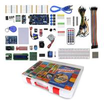 Mega Kit Robótica para Arduino Mega com Tutorial + Maleta Organizadora - cdr03