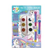 Mega Kit Unicórnios Para Ler, Colorir e Brincar- Magic