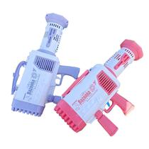 Mega lancador de bolhas c/ 62 furos recarregavel c/ refil