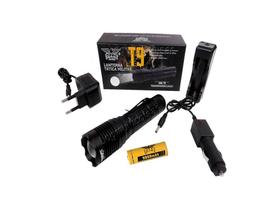 Mega Lanterna LED JYX T9 8892 80000W com Bateria 18650 Recarregável Mega Lanterna LED JYX T9 8892 80000W com Bateria 18650 Recarregável