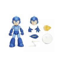 Mega man - boneco articulado mega man - com acessórios
