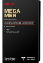 Mega Men Gnc Multivitaminico 180 Tablets Mega Men Gnc Multivitaminico 180 Tablets