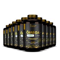 Mega Ômega-3 1000mg 10x240caps Rico Em Epa 540mg Dha 360mg