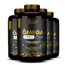 Mega Ômega-3 1000mg 4x240caps - Rico Em Epa 540mg Dha 360mg