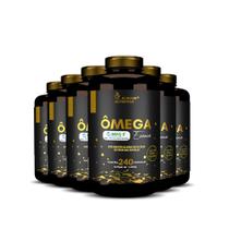 Mega Ômega-3 1000mg 6x240caps - Rico Em Epa 540mg Dha 360mg