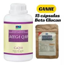 Mega Q10 Anew 240 cáps + 15 cáps Beta Glucan 250 Anew